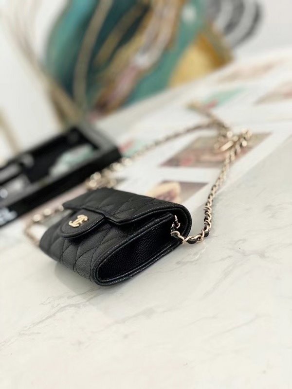 Chanel Black Classic Coco Wallet WLB01292