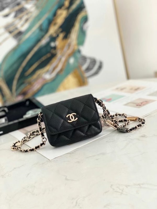 Chanel Black Classic Coco Wallet WLB01297