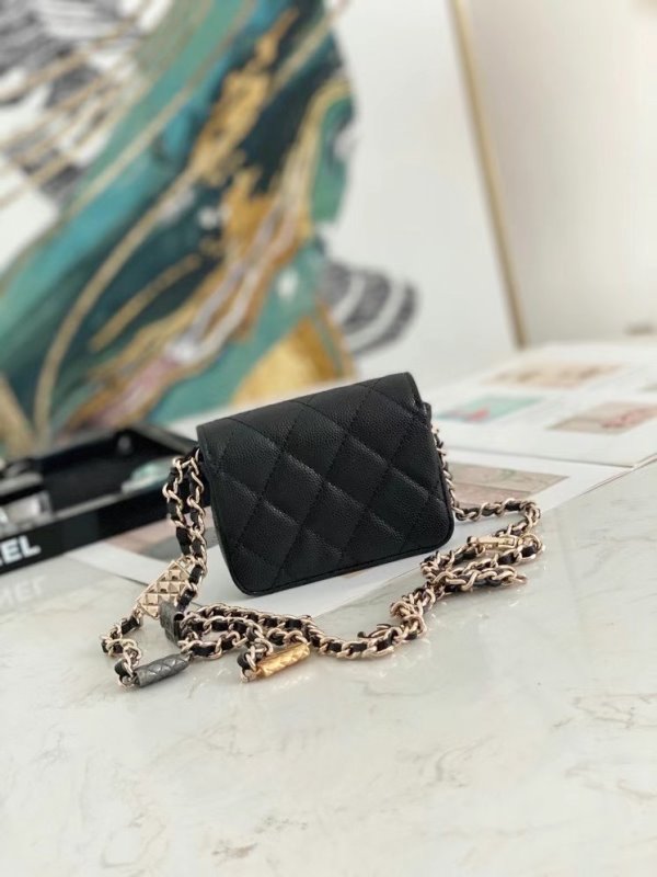 Chanel Black Classic Coco Wallet WLB01297