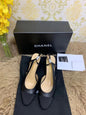 Chanel  Black Heeled Sandals SHS02560