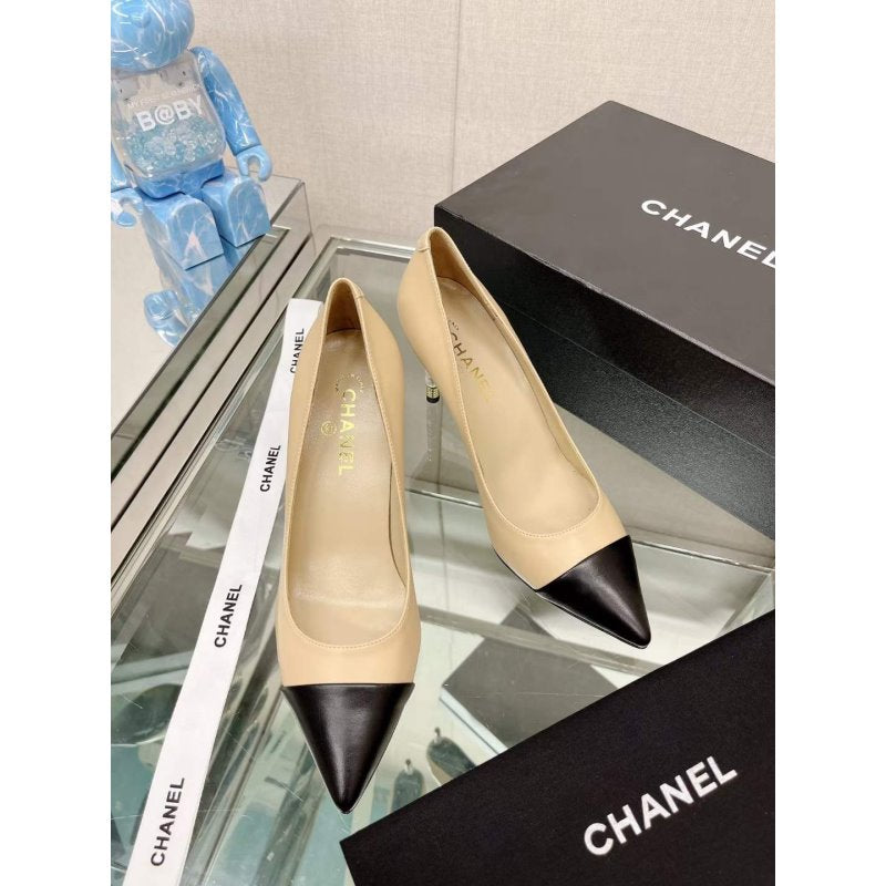 Chanel Coco Pointy Heeled Shoes SHS05466