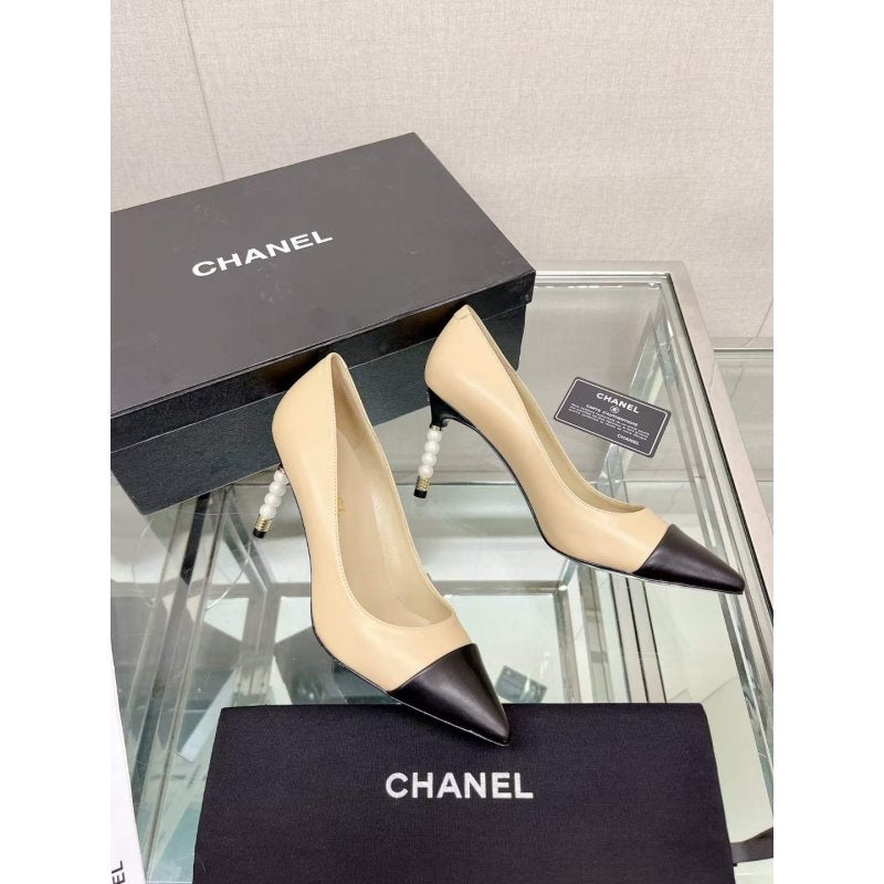 Chanel Coco Pointy Heeled Shoes SHS05466