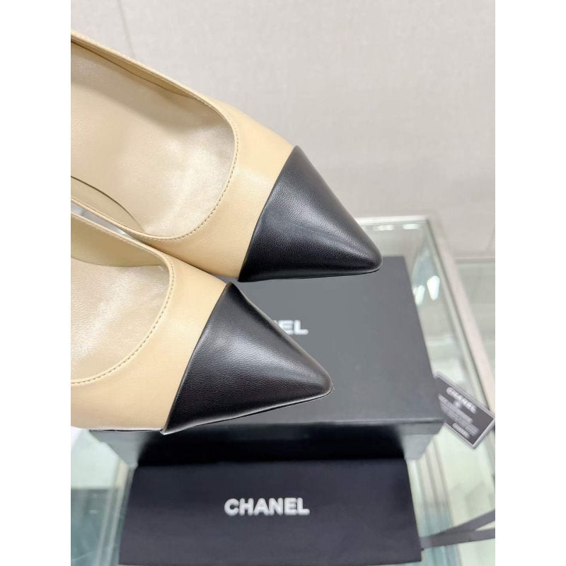 Chanel Coco Pointy Heeled Shoes SHS05466