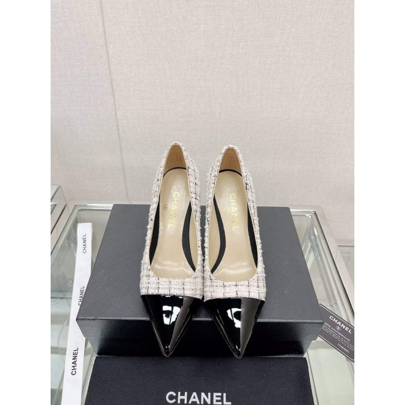 Chanel Coco Pointy Heeled Shoes SHS05469