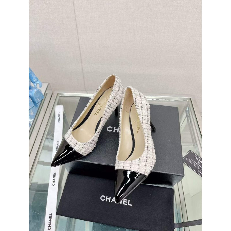 Chanel Coco Pointy Heeled Shoes SHS05469