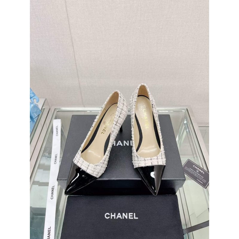 Chanel Coco Pointy Heeled Shoes SHS05469