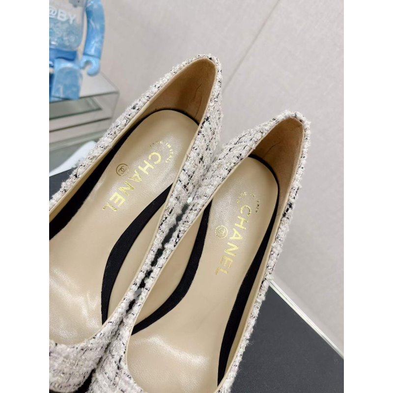 Chanel Coco Pointy Heeled Shoes SHS05469