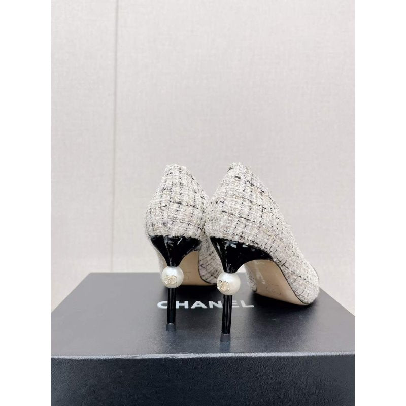 Chanel Coco Pointy Heeled Shoes SHS05469