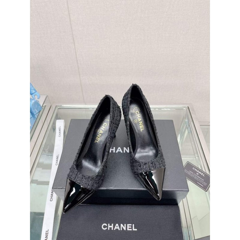 Chanel Coco Pointy Heeled Shoes SHS05471