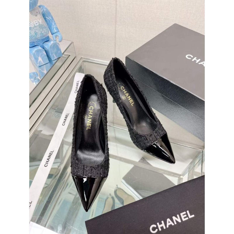 Chanel Coco Pointy Heeled Shoes SHS05471