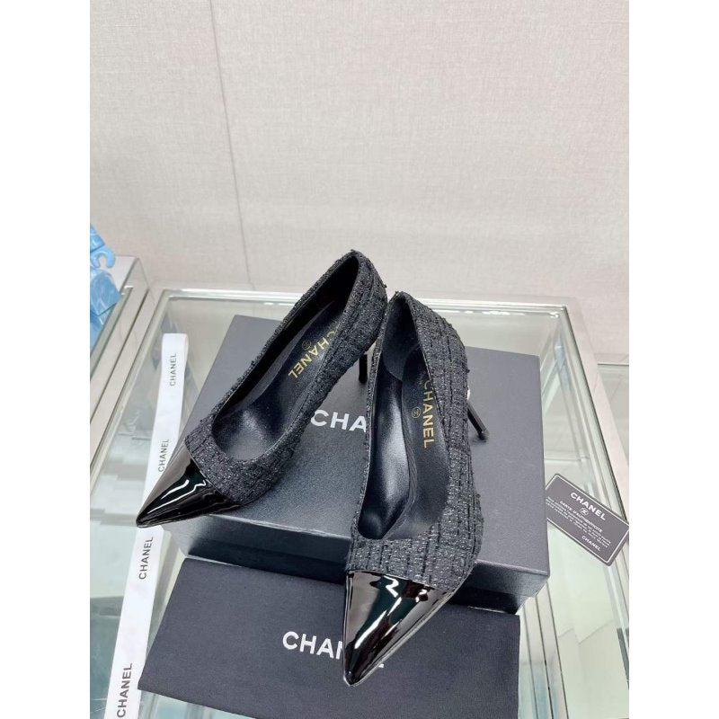 Chanel Coco Pointy Heeled Shoes SHS05471