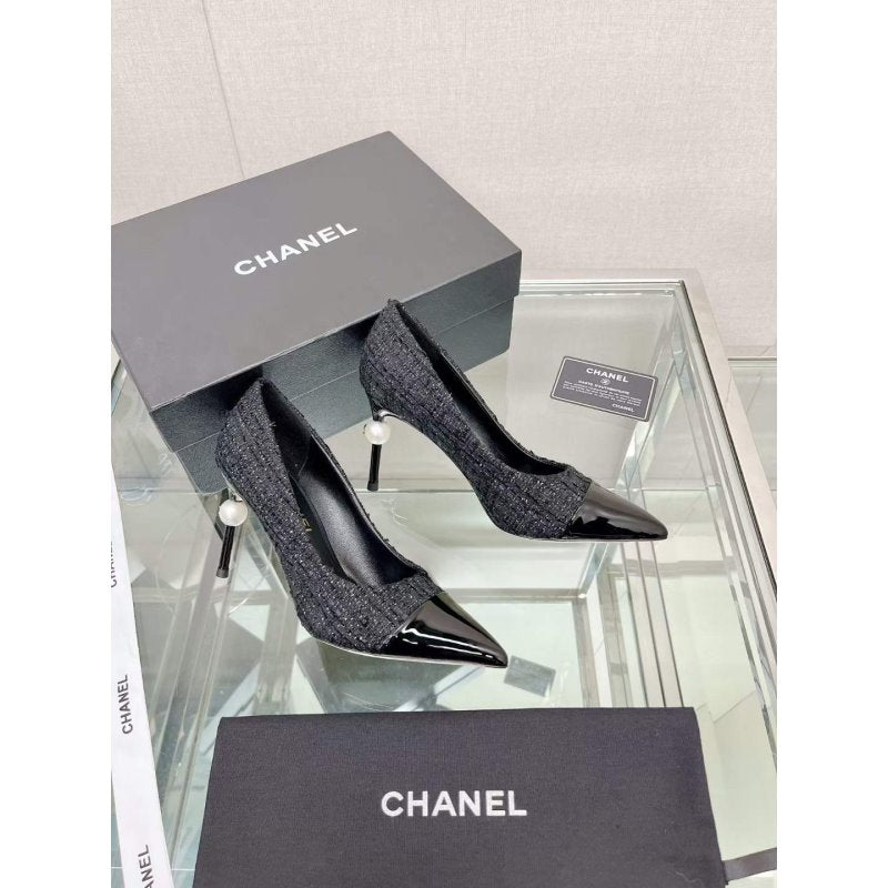 Chanel Coco Pointy Heeled Shoes SHS05471