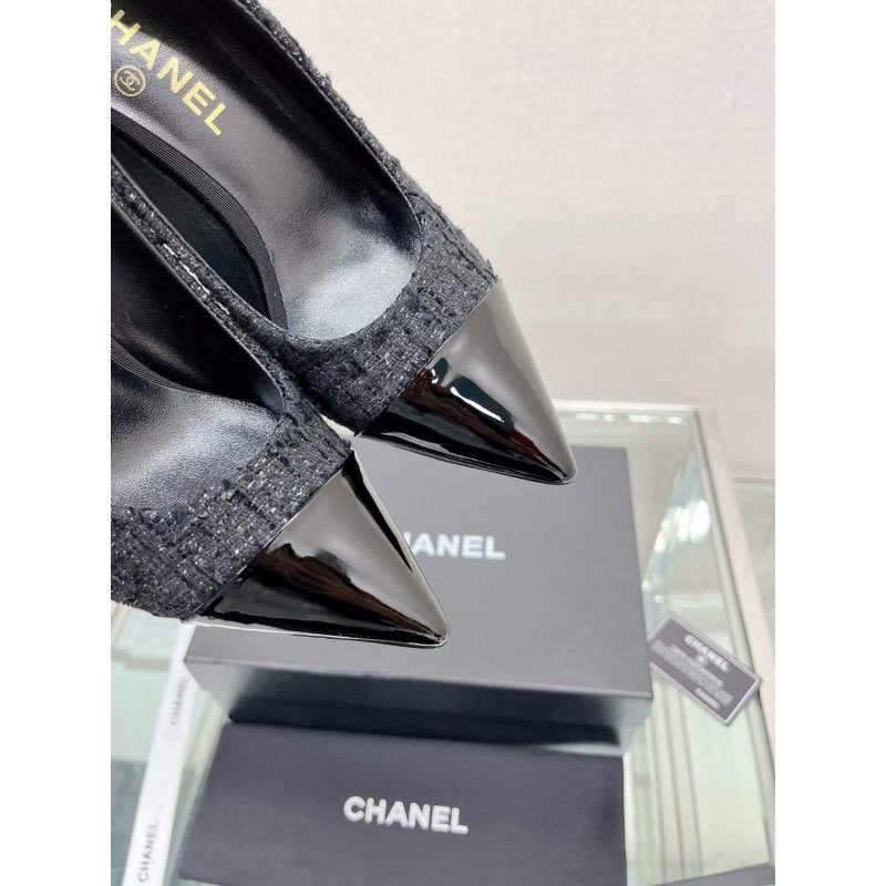 Chanel Coco Pointy Heeled Shoes SHS05471