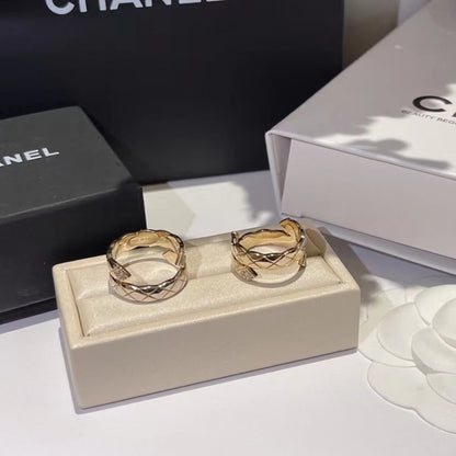 Chanel Diamond Plaid Ring JWL00807