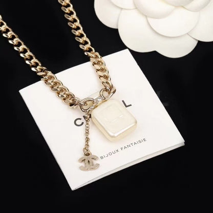 Chanel Perfume Bottle Necklace JWL00741