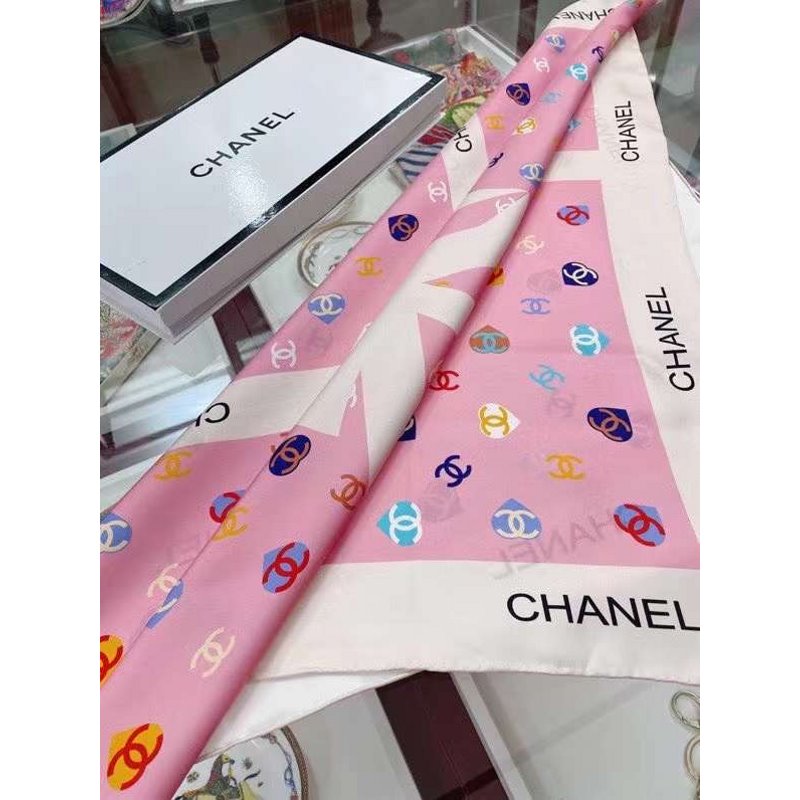 Chanel Twill Silk Square Scarf SS006007