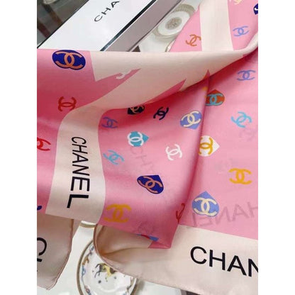 Chanel Twill Silk Square Scarf SS006007