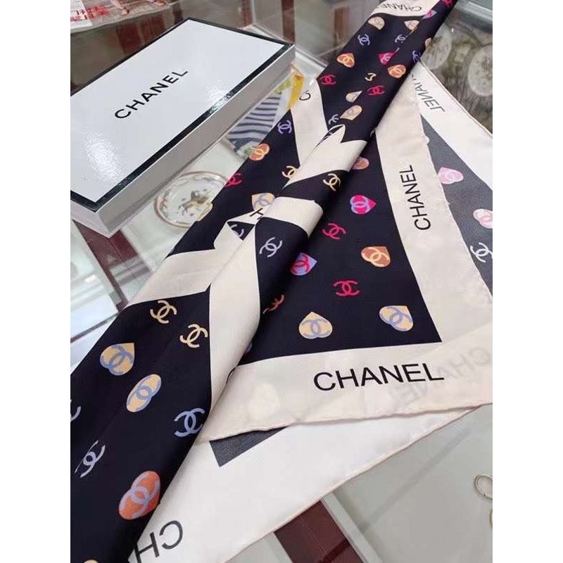 Chanel Twill Silk Square Scarf SS006008