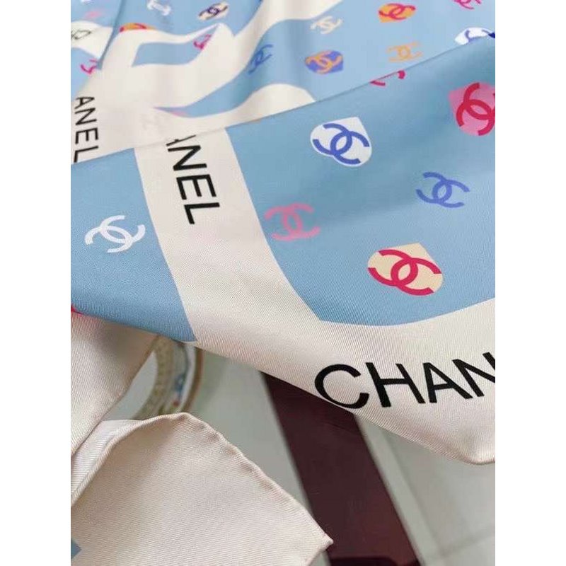 Chanel Twill Silk Square Scarf SS006009