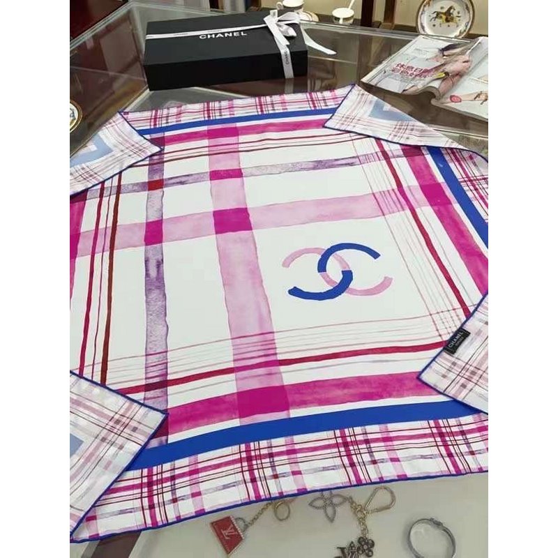 Chanel Twill Silk Square Scarf SS006020