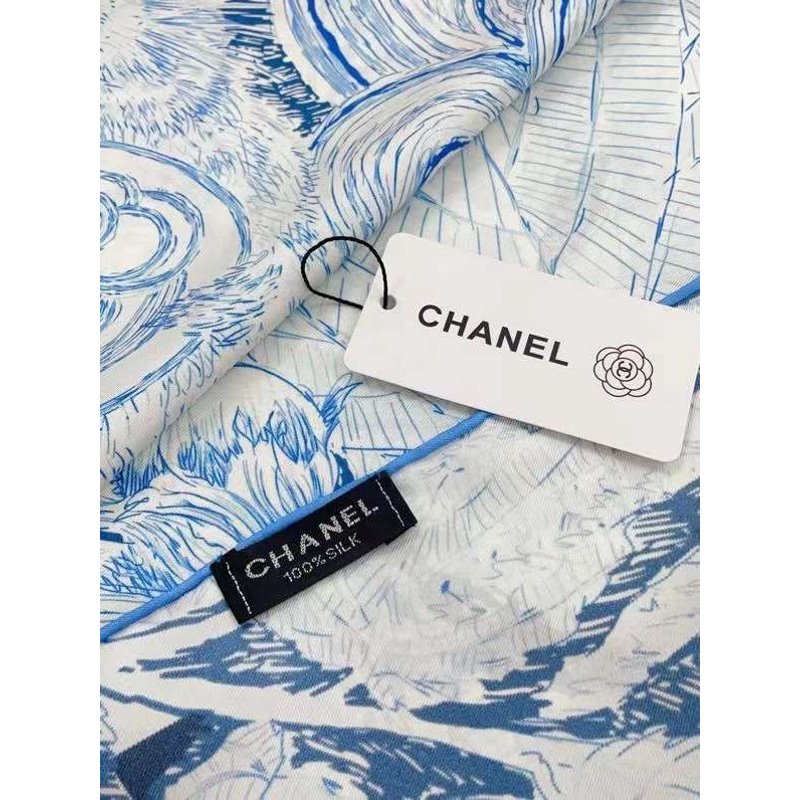 Chanel Twill Silk Square Scarf SS006077