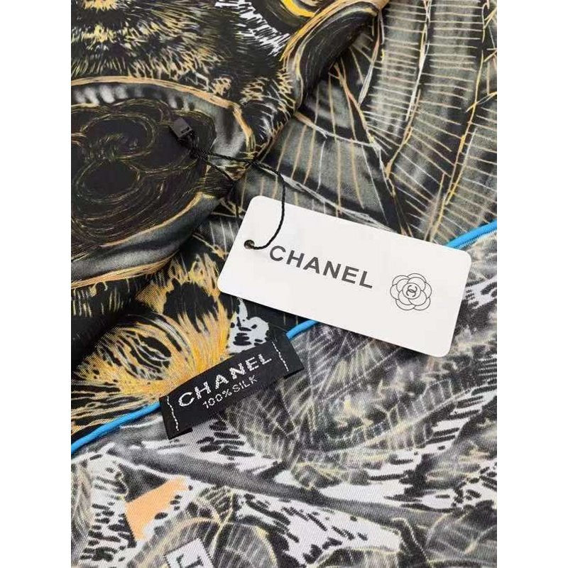 Chanel Twill Silk Square Scarf SS006078