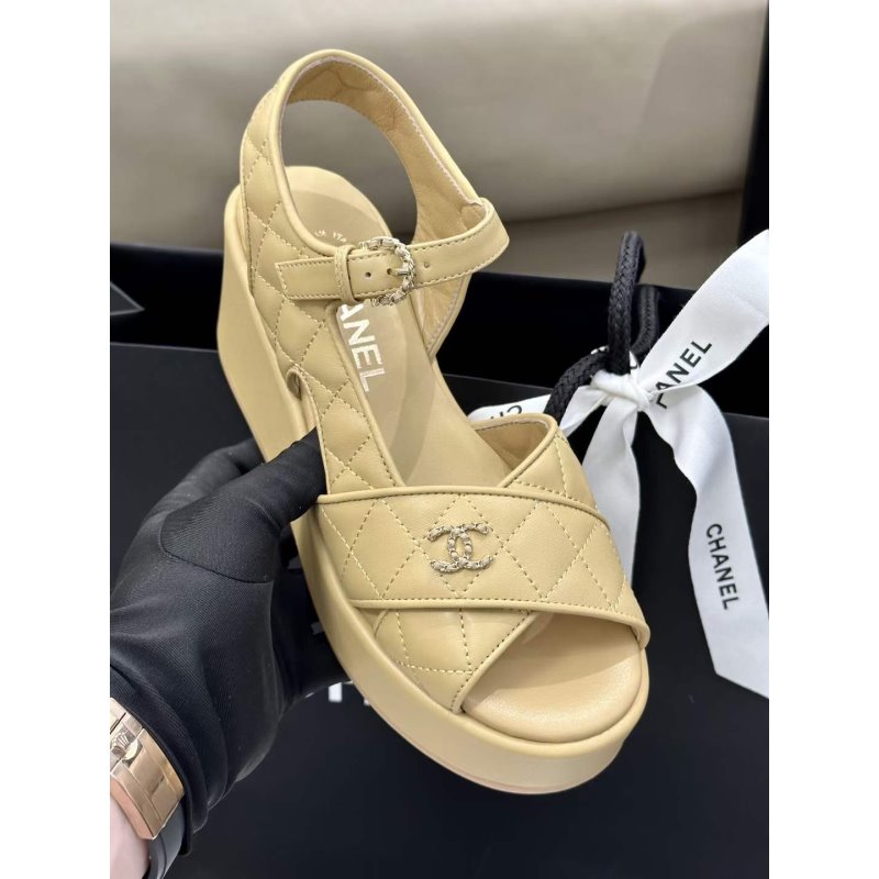 Chanel Wedge Sandals SHS05358