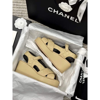 Chanel Wedge Sandals SHS05358