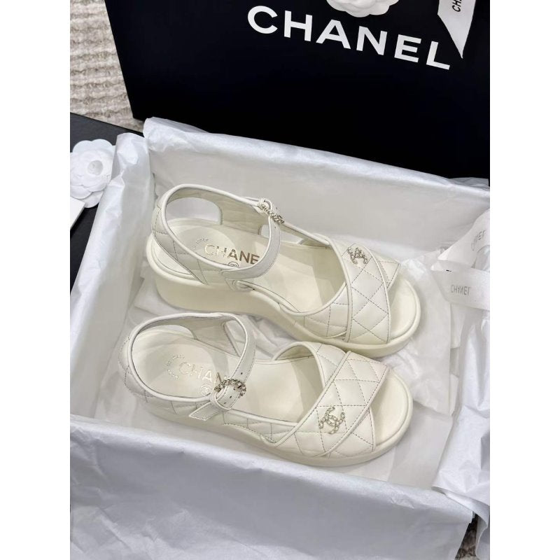 Chanel Wedge Sandals SHS05359