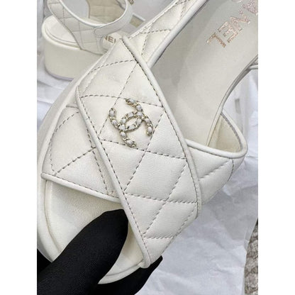 Chanel Wedge Sandals SHS05359