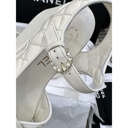 Chanel Wedge Sandals SHS05359