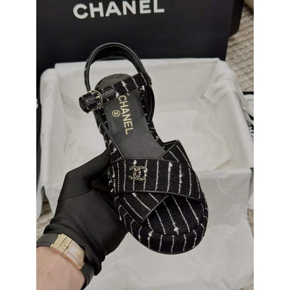 Chanel Wedge Sandals SHS05361