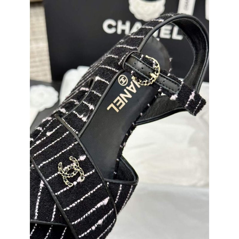 Chanel Wedge Sandals SHS05361