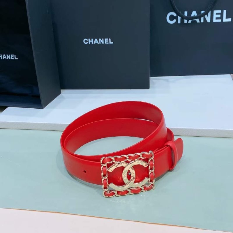 Chanel CC Classic Leather Belt WB001167