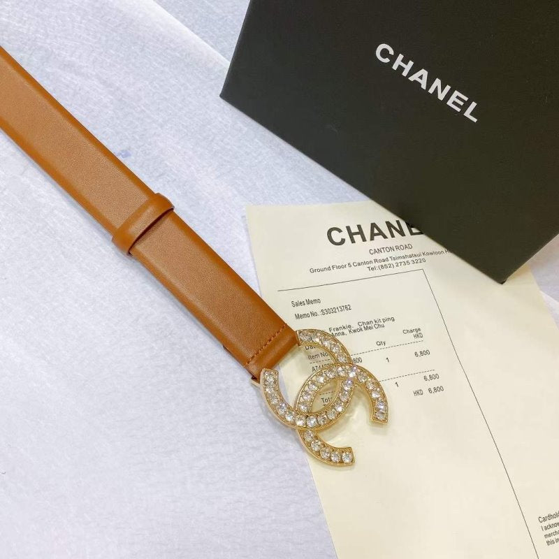 Chanel CC Classic Leather Belt WB001172