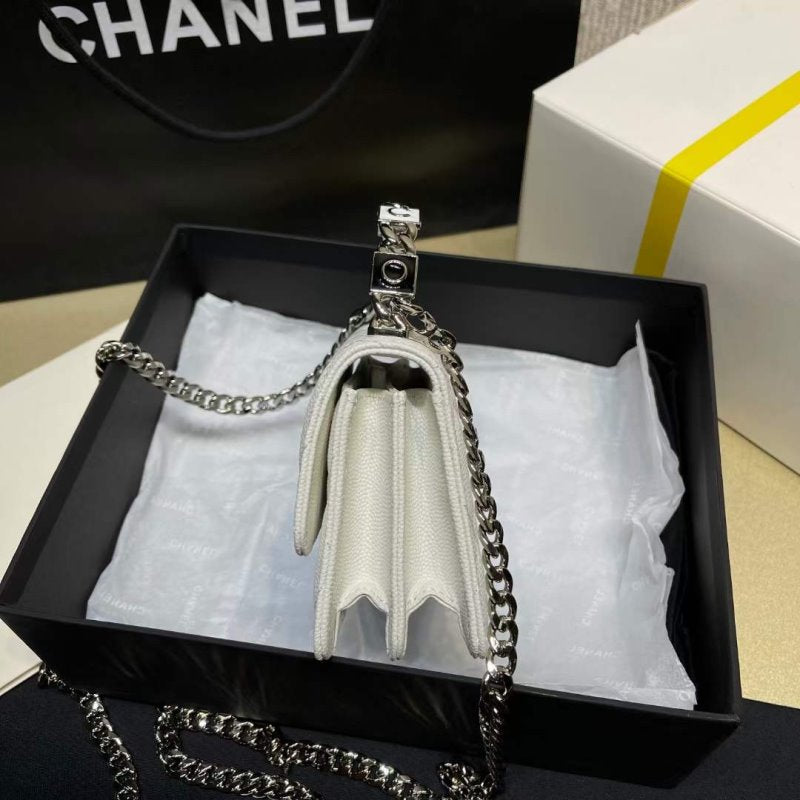 Chanel Enamel Handle Bag BG02146
