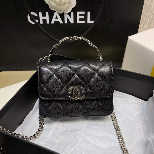 Chanel Enamel Handle Bag BG02147