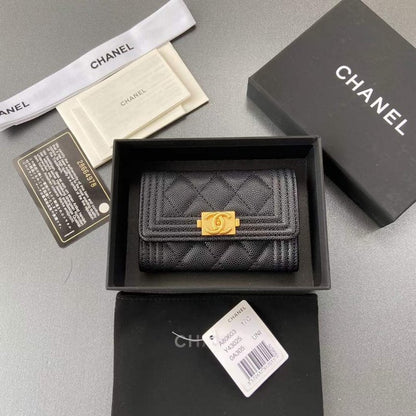Chanel Leather Wallet WB001281