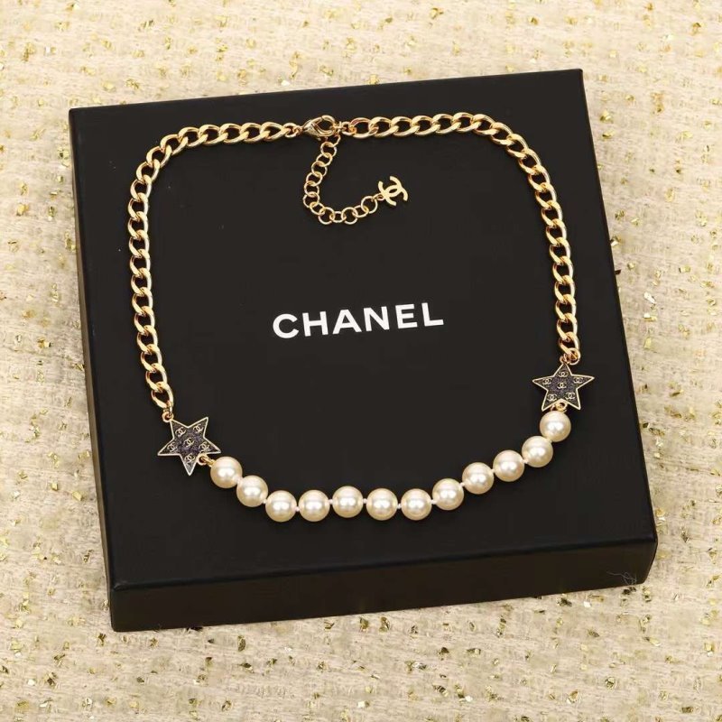 Chanel Pearl Star Necklace JWL00213