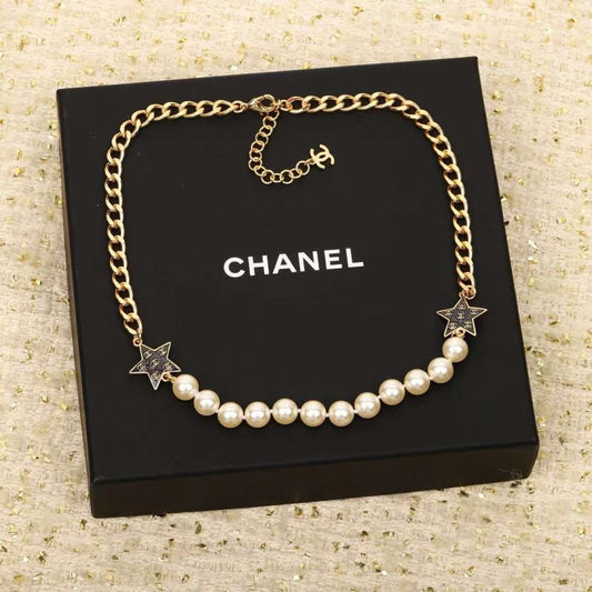 Chanel Pearl Star Necklace JWL00213