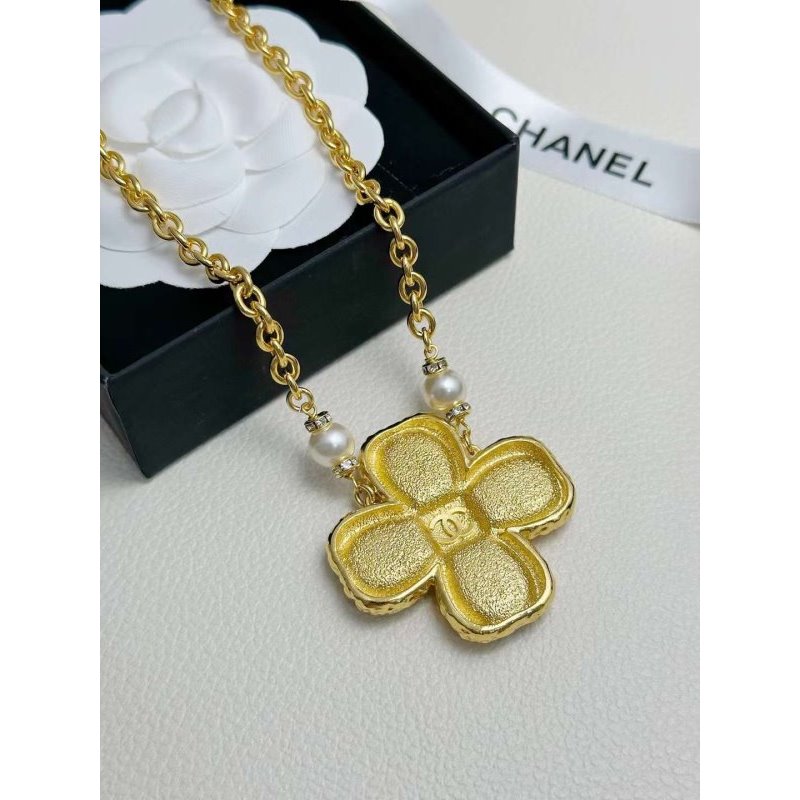 Chanel Pink Color Necklace JWL00244