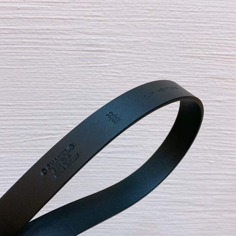 Chanel Rhinstone CC Cowhide Belt WB001186