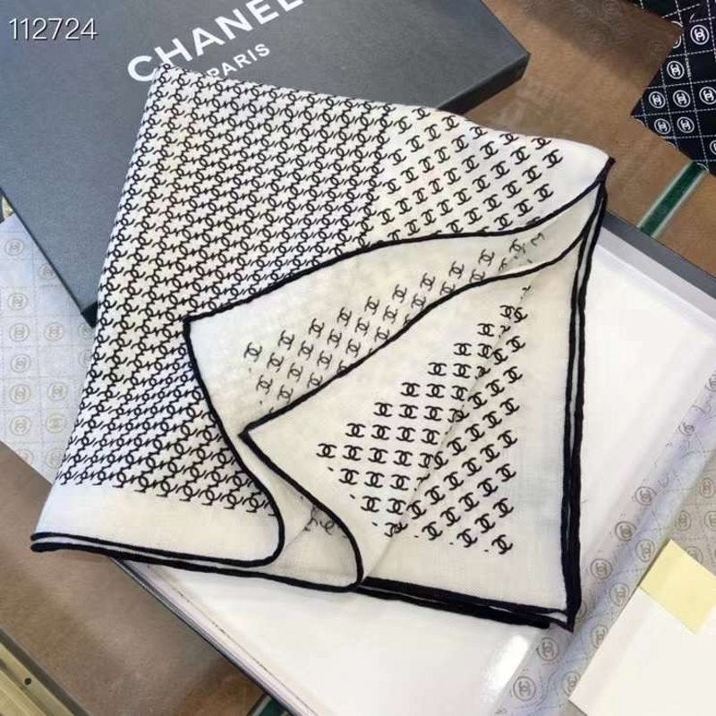 Chanel Silk and Cashmere Scarf SS001216