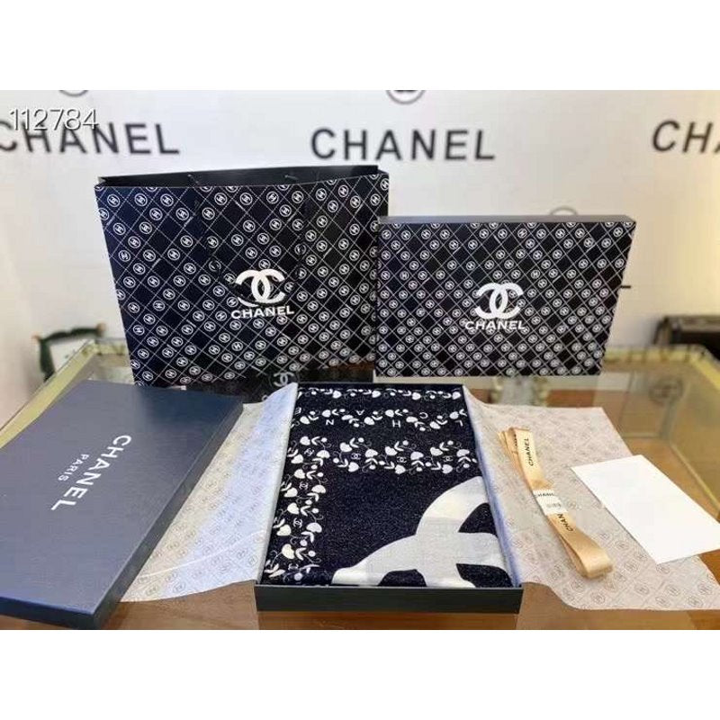 Chanel Silk and Cashmere Scarf SS001217