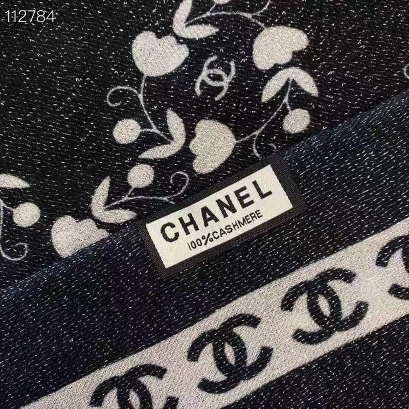 Chanel Silk and Cashmere Scarf SS001217