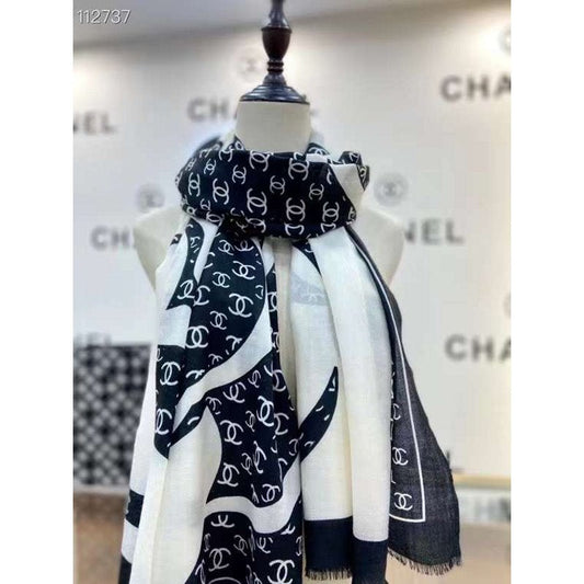 Chanel Silk and Cashmere Scarf SS001218