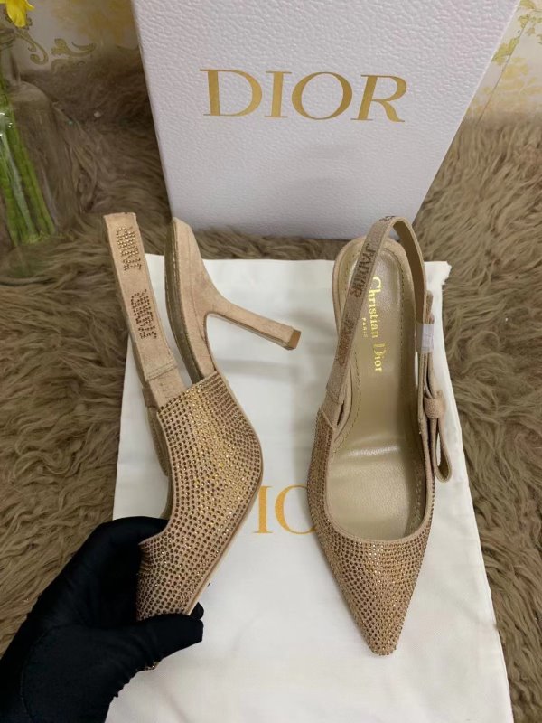 Dior Brown Heeled Sandals SHS02528