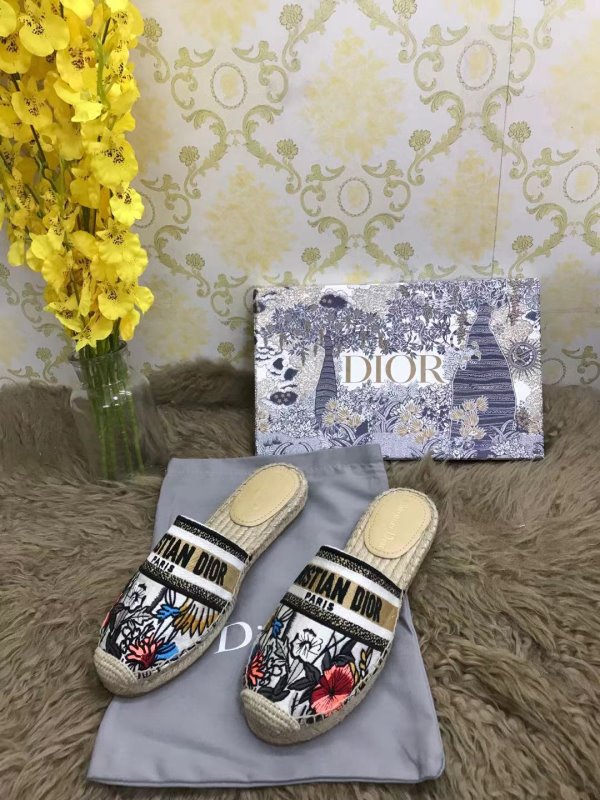 Dior Brown Slippers SHS02558