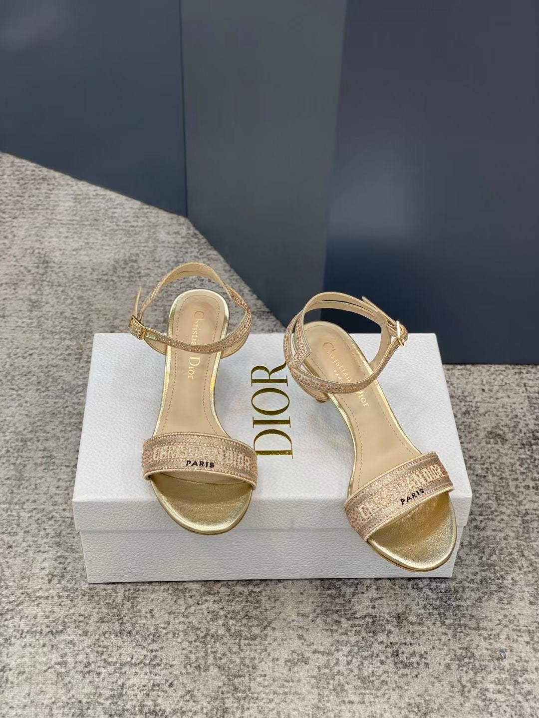 Dior  Emproidery Sandals SHS03562