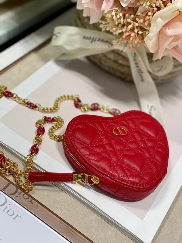 Dior Red Heart Chain Bag WLB01282